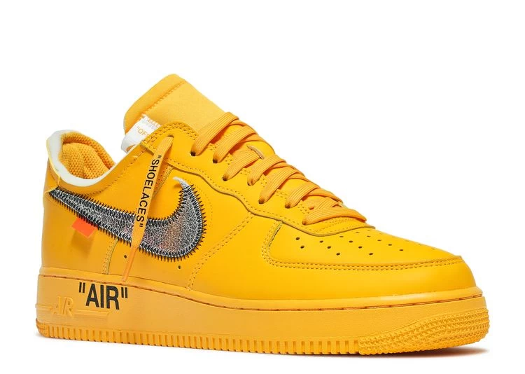 Nike Off-White X Air Force 1 Low 'Lemonade' - Image 2