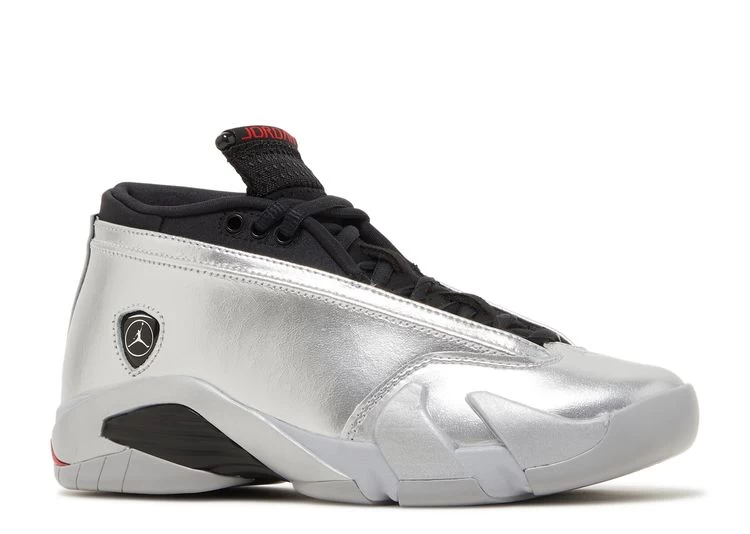 Wmns Air Jordan 14 Retro Low 'Metallic Silver' - Image 2