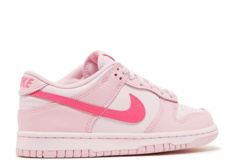 Nike Dunk Low GS 'Triple Pink' - Image 3